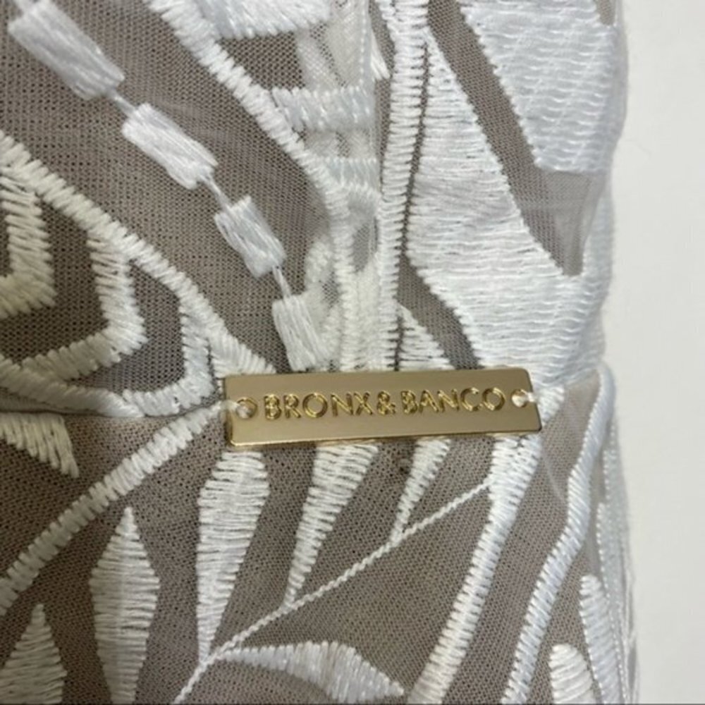 Bronx and Banco White Dress Women Size Medium - Picture 11 of 13